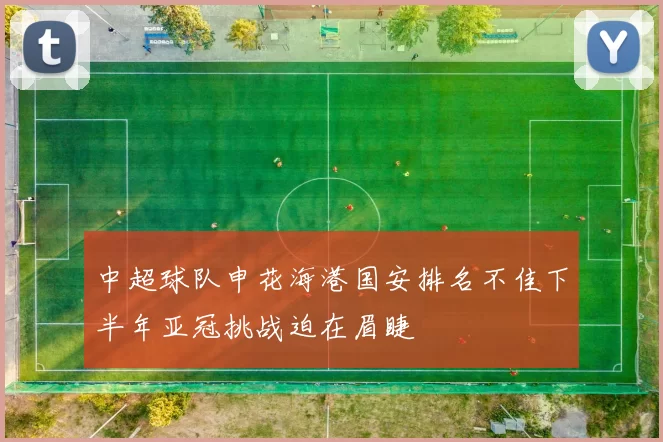 中超球队申花海港国安排名不佳下半年亚冠挑战迫在眉睫