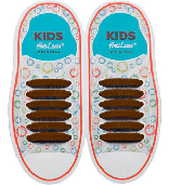 Дитячі Силіконові АнтиШнурки для кросівок і кедів, 12шт. (Довжина: 38мм)