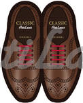 Cиліконові шнурки (АнтиШнурки) для класичних туфель, (довжина: 30мм)